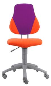 Dětská rostoucí židle ALBA FUXO V-line oranžovo-fialová