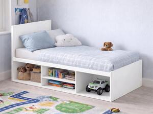 Dětská postel Duriam, Rozměr postele: 90x200, Barva: bílá 5903211529900