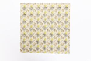 Plastia Voskovaný ubrousek - 34x34 hnědá 1 ks
