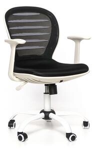 Kancelářská židle Cool White bíločerná