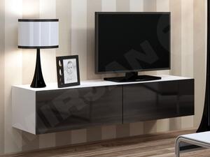 TV stolek Zigo 140, Barva: černý / černý lesk Mirjan24 5902928699777