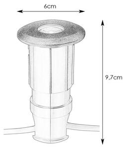 Markslöjd 107285 - LED Venkovní zápustné svít. GARDEN24 LED/3W/24V IP44 černá
