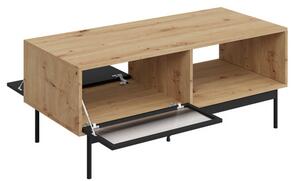 Konferenční stolek Brulpin 2K, Barva dřeva: dub artisan / černý Mirjan24 5903211277597