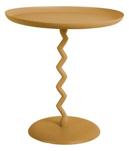 Kovový kulatý odkládací stolek ø 40 cm Zig Zag – Leitmotiv