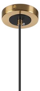 Lustr na lanku ROLLO 1xG9/5W/230V zlatá/kouřová béžová