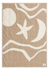 Ferm LIVING - Kove Applique Pléd Tan/Cashmere