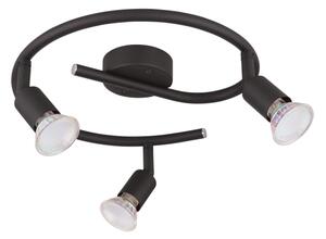 GLOBO 57382-3L - LED Bodové svítidlo OLIWA 3xGU10/3W/230V černá