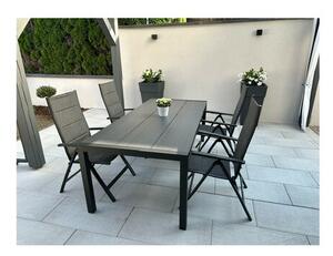 Zahradní stůl Haggen, 150 x 90 x 74 cm, hliník