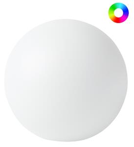 Venkovní kulatá LED lampa JOCOY s dálkovým ovládáním Bílá