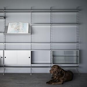 STRING Skříňka Display Cabinet, Grey