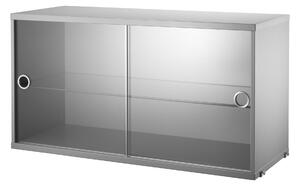STRING Skříňka Display Cabinet, Grey