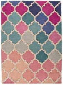 Flair Rugs koberce Ručně všívaný kusový koberec Illusion Rosella Pink/Blue - 120x170 cm