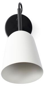 FARO 28258 - Nástěnná lampa STUDIO 1xE14/8W/230V bílá/černá