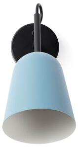 FARO 28274 - Nástěnná lampa STUDIO 1xE14/8W/230V modrá/černá