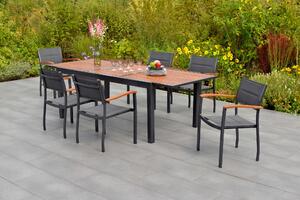 ZAHRADNÍ STŮL, kov, 180-240/100/75 cm Gardenson - Online Only zahradní nábytek, Online Only