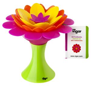 Trychtýř FLOWER POWER - set 3 ks VIGAR (směs barev)