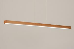 Závěsné dřevěné LED svítidlo nad jídelní stůl Corciano 125 Wood (LMD)