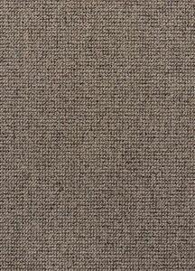 Breno Metrážový koberec RE-TWEED 42 světle hnědý, šíře 400 cm, Hnědá/Vícebarevné