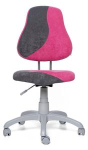 ALBA židle FUXO S-line Růžová/šedá
