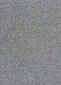 Breno Metrážový koberec RE-TWEED 90 světle šedý, šíře 400 cm, Vícebarevné/Šedá