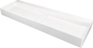 Deante Blur, granitové umyvadlo na desku 1200x400x120 mm, bílá, DEA-CQB_AU2S