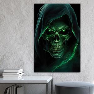 DUBLEZ | Temná fantasy dekorace na zeď - Lebka | UV tisk, Premium