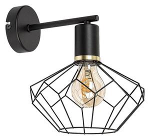 Rabalux 71064 - Nástěnné svítidlo FRAN 1xE27/40W/230V pr. 20 cm černá