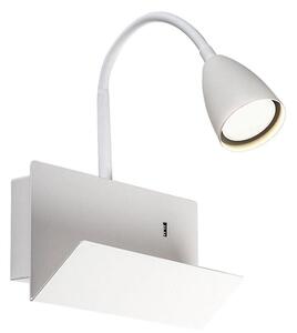 Rabalux 71090 - Nástěnná lampa s poličkou TACITO 1xGU10/25W/230V bílá
