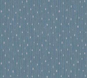 A.S. Création | Vliesová tapeta na zeď THE BOS 38822-2 | 0,53 x 10,05 m | modrá, metalická, šedá
