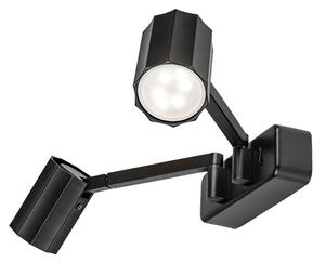 Rabalux 73028 - Nástěnné bodové svítidlo KARTER 2xGU10/5W/230V