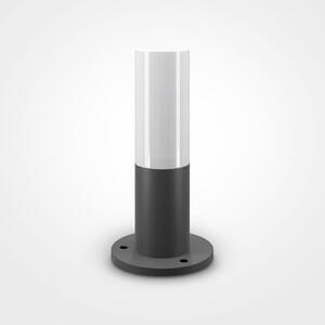 Maytoni Moderní venkovní sloupkové svítidlo WILLIS, 60W, v. 30 cm, 1xE27, IP54 Barva: Šedá