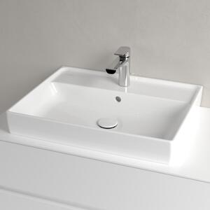 Villeroy & Boch Collaro - Umyvadlo 600x470 mm, broušené s přepadem, alpská bílá 4A336G01
