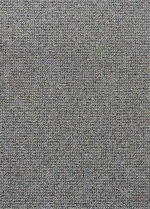 Breno Metrážový koberec RE-TWEED 39 tmavě šedý, šíře 400 cm, Šedá/Vícebarevné