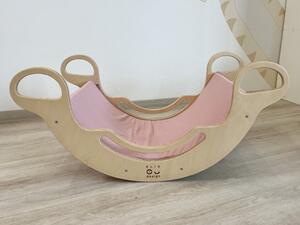 ELIS DESIGN Potah na Montessori houpačku 6in1 smile s elastanem barva: šedá + Slevový kód -20 %