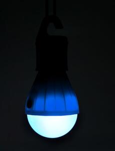 ISO Outdoorová LED žárovka na kempování, modrá, 4073