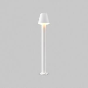 Maytoni Designové venkovní sloupkové LED svítidlo HARZ, 5W, v. 80 cm, 3000K, IP65 Barva: Bílá