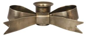 Kovový svícen Tove Bow Antique Brass