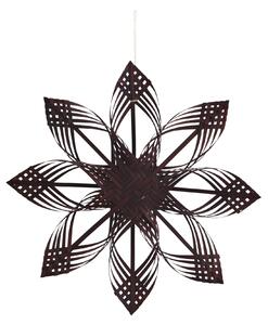 Dekorativní hvězda Bamboo Star Bordeaux
