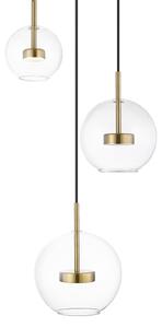 Zuma Line P0428-03L-L4AC - LED Lustr na lanku ENCELADUS 3xLED/5W/230V zlatá