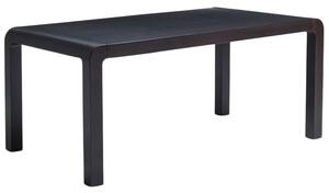 Kave Home Černý dřevěný rozkládací jídelní stůl Erisia 180/230 x 100 cm
