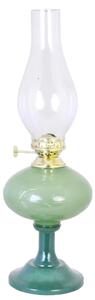 Petrolejová lampa Esmeralda Green