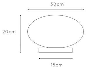 ONLI - Stolní lampa JANET 1xE27/6W/230V pr. 30 cm