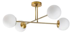 Rabalux 71082 - Lustr na tyči KIARA 4xE27/35W/230V zlatá