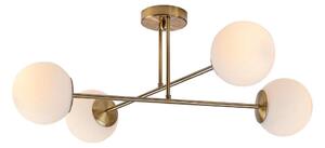 Rabalux 71082 - Lustr na tyči KIARA 4xE27/35W/230V zlatá