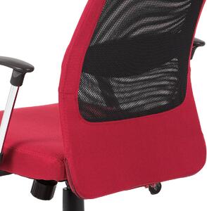 Kancelářská židle ANDRE černo-červená