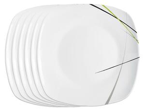 Orion Talíř porc. GREEN hran. mělký