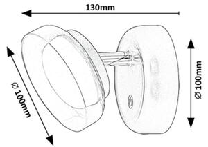 Rabalux 71272 - LED Nástěnné svítidlo JAVI LED/2W/5V 3000K