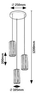 Rabalux 72255 - Lustr na lanku VENESS 3xE27/40W/230V