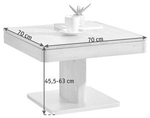 KONFERENČNÍ STOLEK, barvy dubu, dřevo, 70/70/45,5 cm Linea Natura