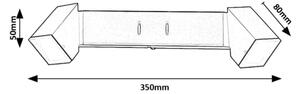Rabalux 71271 - LED Nástěnné svítidlo KESSY 2xLED/4W/230V 3000K